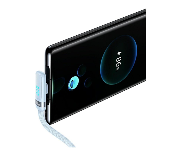 USAMS Kabel PD 100W USB-C/USB-C 1,2m fioletowy - 1569130 - zdjęcie 5
